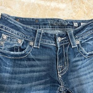 Miss Me Dark Blue Denim Jeans